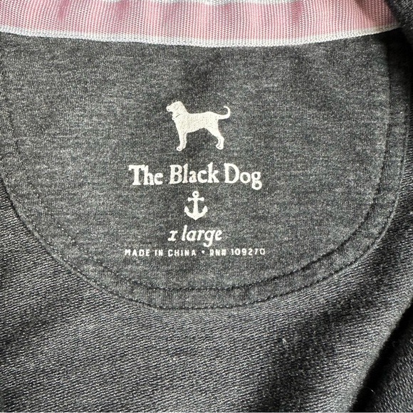 The Black Dog Full Zip Gray Black Pink Sweatshirt XL - Picture 6 of 8